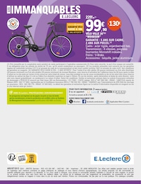 Offre Vélo dans le catalogue E.Leclerc du moment à la page 44
