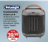 Kramikheizlüfter HFX30C18.AG Angebote von DeLonghi bei V-Markt Regensburg für 39,99 €