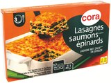 Lasagnes saumons épinards - CORA en promo chez Migros France Annemasse à 3,92 €