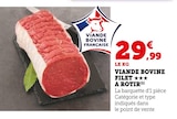 Super U Courcité - Promo Viande Bovine Française Filet à Rôtir Promo Viande Bovine Française Filet à Rôtir à 29,99 € dans le catalogue Super U à Courcité
