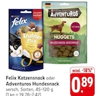 Katzensnack Angebote von Felix bei E center Nürtingen für 0,89 €