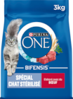CROQUETTES AU BOEUF POUR CHAT STÉRILISÉ PURINA ONE - PURINA en promo chez Auchan Supermarché CROQUETTES AU BOEUF POUR CHAT STÉRILISÉ PURINA ONE - PURINA dans le catalogue Auchan Supermarché