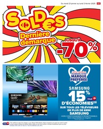 Offre TV Samsung dans le catalogue Carrefour du moment à la page 65