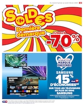 Promo TV Samsung dans le catalogue Carrefour du moment à la page 65