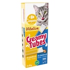 Friandises pour chats "Creamy Tubes" - CARREFOUR COMPANINO VITALIVE en promo chez Carrefour Friandises pour chats "Creamy Tubes" - CARREFOUR COMPANINO VITALIVE dans le catalogue Carrefour