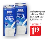 EDEKA Schwäbisch Hall - Haltbare Milch 1,5% Fett Angebot im Prospekt Haltbare Milch 1,5% Fett bei EDEKA im Schwäbisch Hall Prospekt für 1,19 €