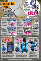 Hornbach Hochdruckreiniger im Prospekt 