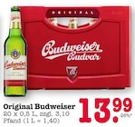 Original Budweiser Angebote von Budweiser bei E center Mannheim für 13,99 €