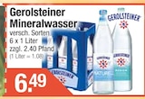 Mineralwasser von Gerolsteiner im aktuellen Getränke City Prospekt für 6,49 €
