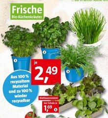 BAUHAUS Bingen - Bio-Küchenkräuter Bio-Küchenkräuter Angebot bei BAUHAUS Bingen im Prospekt "Handzettel KW 14"