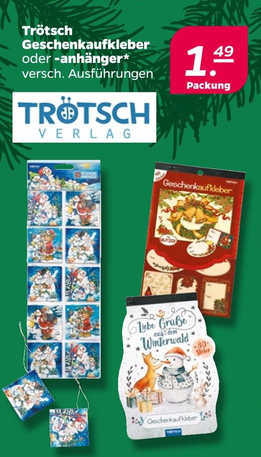 Geschenkaufkleber oder -anhänger