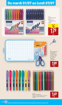 Promotion Règle dans le prospectus Aldi, valable du 01/07/2025 au 07/07/2025 Promo Règle dans le catalogue Aldi du moment à la page 34