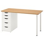 Schreibtisch Bambus/weiß im Angebot bei IKEA in Darmstadt Schreibtisch Bambus/weiß Angebote von ANFALLARE / ALEX bei IKEA Darmstadt für 162,99 €