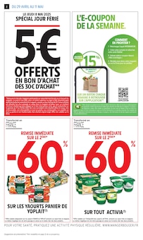 Catalogue Intermarché de la semaine 19, "2+1 OFFERT SUR UNE SÉLECTION DE PRODUITS LAITIERS", page 2, 29/04/2025 - 11/05/2025 Prospectus Intermarché en cours, "2+1 OFFERT SUR UNE SÉLECTION DE PRODUITS LAITIERS", page 2 sur 40