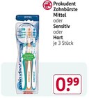 Zahnbürste Mittel, Sensitiv oder Hart Angebote von Prokudent bei Rossmann Aalen für 0,99 €