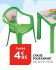 Atac Arbois - CHAISE POUR ENFANT Promo CHAISE POUR ENFANT dans le catalogue Atac Un célèbre Bourguignon à Arbois