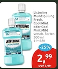 Mundspülung Fresh, Cool Mint oder Cool Mint Mild bei budni im Prospekt "" für 2,99 €
