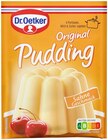 Original Pudding Sahne Geschmack im Angebot bei REWE in Gießen Original Pudding Sahne Geschmack Angebote von Dr. Oetker bei REWE Gießen für 0,69 €