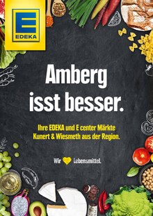 E center Kümmersbruck Prospekt "Amberg isst besser." mit 2 Seiten