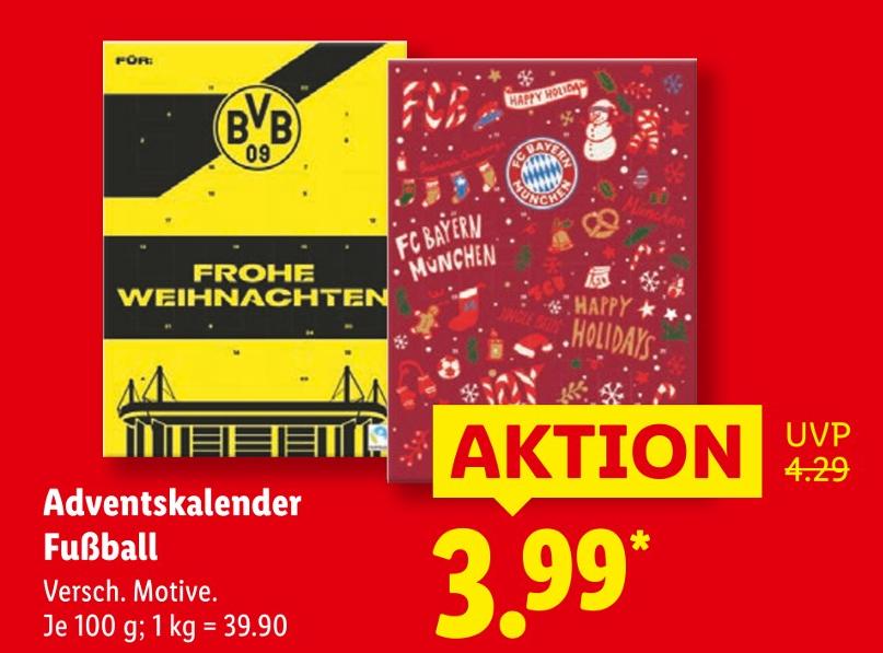 Adventskalender Fußball