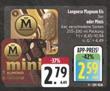 Magnum Eis 3er Angebote von Langnese bei EDEKA Freiberg für 2,59 €