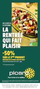 Prospectus Picard de la semaine "LA RENTRÉE QUI FAIT PLAISIR" avec 1 pages, valide du 25/08/2025 au 14/09/2025 pour Mayenne et alentours