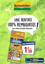 Promos Aspirateur dans le catalogue "UNE RENTRÉE 100% REMBOURSÉE !" de Bureau Vallée Aspirateur en promo dans le catalogue Bureau Vallée à la page 1