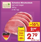 Aktuelle Fleisch Angebote bei Netto Marken-Discount in Magdeburg Aktuelles Schweine-Minutensteak Angebot bei Netto Marken-Discount in Magdeburg ab 2,79 €