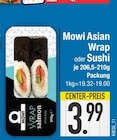 Mowi Asian Wrap oder Sushi im Angebot bei E center in Regensburg Mowi Asian Wrap oder Sushi Angebote von Mowi bei E center Regensburg für 3,99 €
