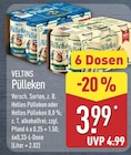 Helles Pülleken im Angebot bei ALDI Nord in Falkensee Helles Pülleken Angebote von Veltins bei ALDI Nord Falkensee für 3,99 €
