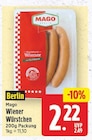Wiener Würstchen von Mago für 2,22 € bei E center im Angebot Wiener Würstchen von Mago im aktuellen E center Prospekt