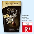 Lindor Pralinen Angebote von Lindt bei Marktkauf Aschaffenburg für 6,49 €