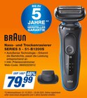 Nass- und Trockenrasierer SERIES 5 - 51-B1200S bei expert im Ahlen Prospekt für 79,99 €