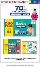 Promos Pampers dans le catalogue "LE MOIS MONOPOLY" de Carrefour Pampers en promo dans le catalogue Carrefour à la page 15