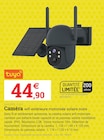 Promo Caméra wifi extérieure motorisée solaire noire à 44,90 € dans le catalogue Espace Emeraude à Pamiers