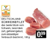 Deutschland Schweinefilet im Angebot bei EDEKA in Bottrop Deutschland Schweinefilet Angebote bei EDEKA Bottrop für 0,99 €