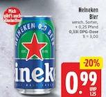 Bier von Heineken für 0,99 € bei EDEKA im Angebot Bier von Heineken im aktuellen EDEKA Prospekt