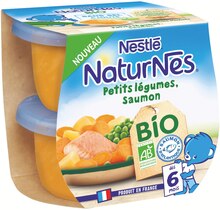 Pots légumes viande bio pour enfants - E.Leclerc à Aix-en-Provence Pots légumes viande bio pour enfants en promo chez E.Leclerc Aix-en-Provence à 2,76 €