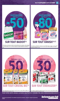 Promotion Vanish dans le prospectus Intermarché Super, valable du 29/09/2026 au 11/10/2026 Promo Vanish dans le catalogue Intermarché Super du moment à la page 7