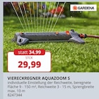 PROFI Wesch Bad Langensalza - Viereckregner Aquazoom S Angebot im Prospekt Viereckregner Aquazoom S bei PROFI Wesch im Bad Langensalza Prospekt für 29,99 €