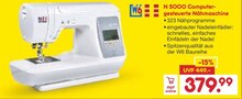 Netto Marken-Discount Baden-Baden - N 5000 Computergesteuerte Nähmaschine N 5000 Computergesteuerte Nähmaschine Angebot bei Netto Marken-Discount Baden-Baden im Prospekt "Du willst bis zu 50% sparen? Dann geh doch zu NETTO!"