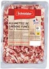 Allumettes de lardons fumés - TRAITEUR SCHNEIDER dans le catalogue Intermarché