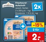 Frischwurst-Aufschnitt Angebote bei Netto Marken-Discount Baden-Baden für 1,19 €