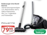 Bodensauger ohne Beutel Angebote von Rowenta bei GLOBUS St. Ingbert für 79,99 €