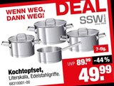 tejo's SB Lagerkauf - Kochtopfset Angebot im Prospekt Kochtopfset bei tejo's SB Lagerkauf im Prospekt "" für 49,99 €
