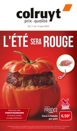 Catalogue Supermarchés Colruyt en cours à Saint-Rémy et alentours, "L'ÉTÉ SERA ROUGE", 8 pages, 11/06/2025 - 15/06/2025