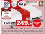 Kaltschaummatratze Comfort Pro + Lattenrost von BeCo im aktuellen Segmüller Prospekt für 249,00 €