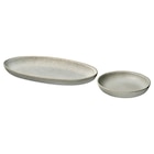 Servierplatte 2 St. grau von STOCKHOLM 2025 für 12,99 € bei IKEA im Angebot Servierplatte 2 St. grau von STOCKHOLM 2025 im aktuellen IKEA Prospekt