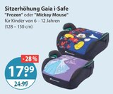 Sitzerhöhung Gaia i-Safe "Frozen" oder "Mickey Mouse" im V-Markt Prospekt Sitzerhöhung Gaia i-Safe "Frozen" oder "Mickey Mouse" von im aktuellen V-Markt Prospekt für 17,99 €