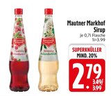 Himbeer Sirup im Angebot bei EDEKA in Ingolstadt Himbeer Sirup Angebote von Mautner Markhof bei EDEKA Ingolstadt für 2,79 €